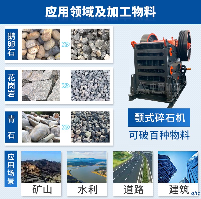 中意破碎機生產(chǎn)成品料粒型優(yōu)、針片狀含量少