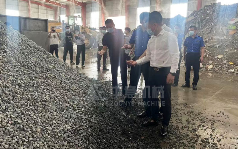 分揀、破碎的建筑骨料